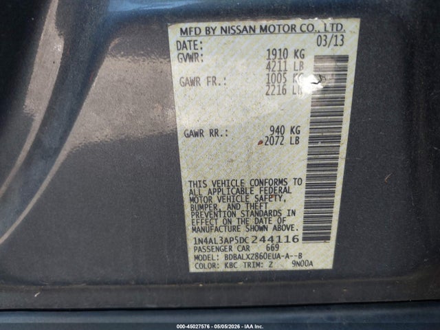 Nissan Altima 2.5 Sl