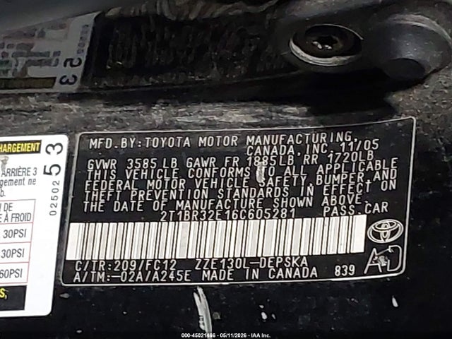 Toyota Corolla S