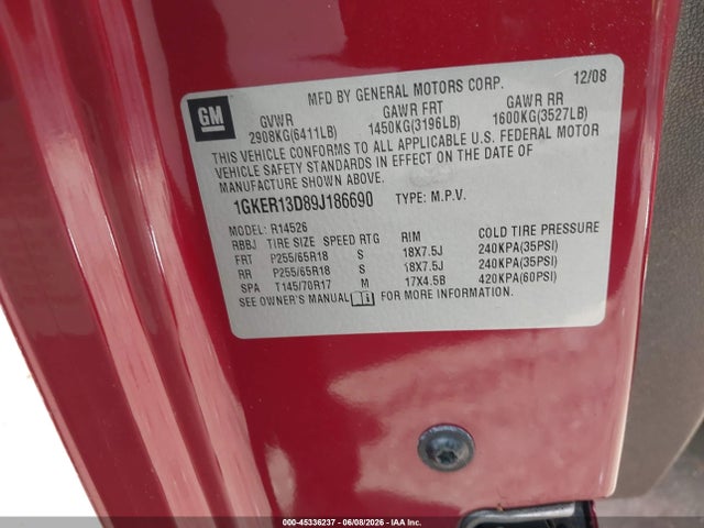 GMC Acadia Sle1