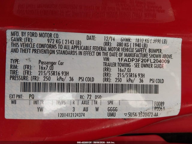 Ford Focus Se
