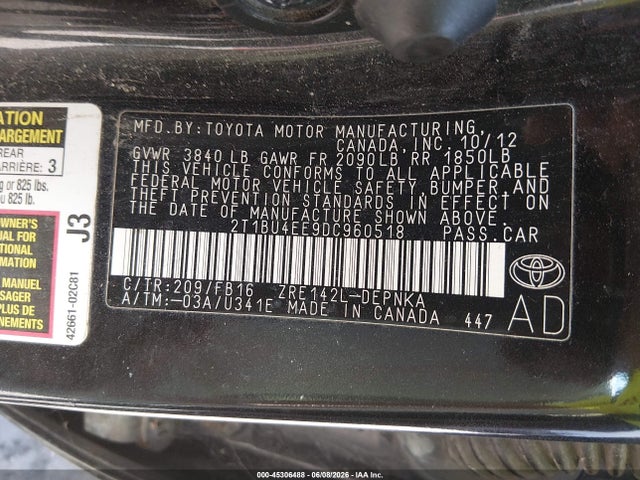 Toyota Corolla Le