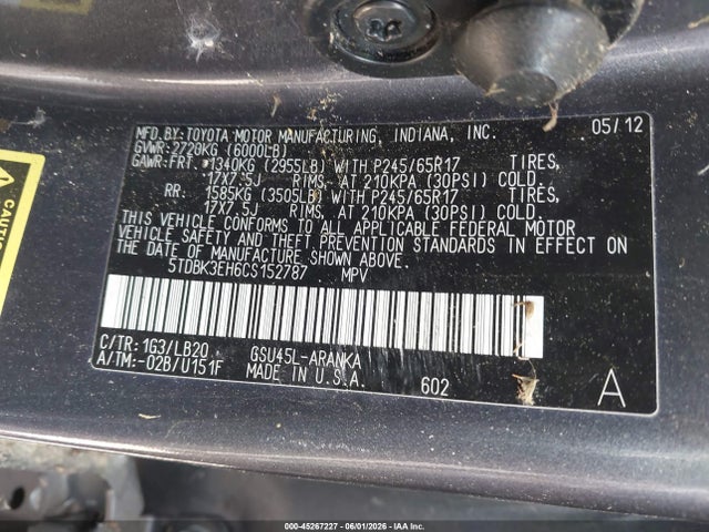 Toyota Highlander Se V6
