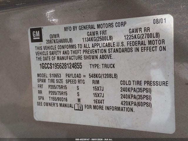 Chevrolet S-10 Ls