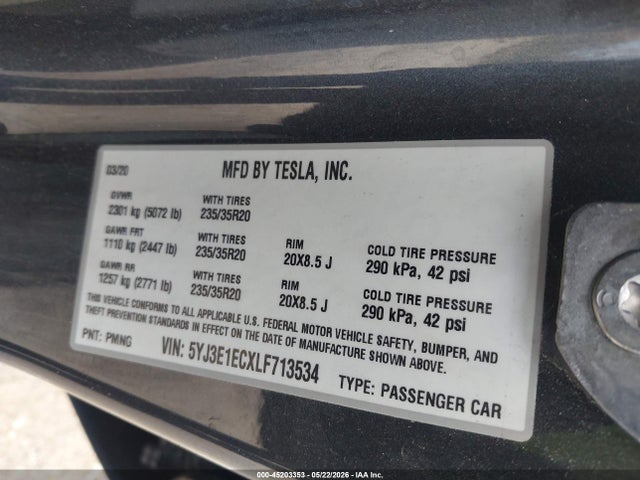 Tesla Model 3 Performance Dual Motor All-wheel Drive