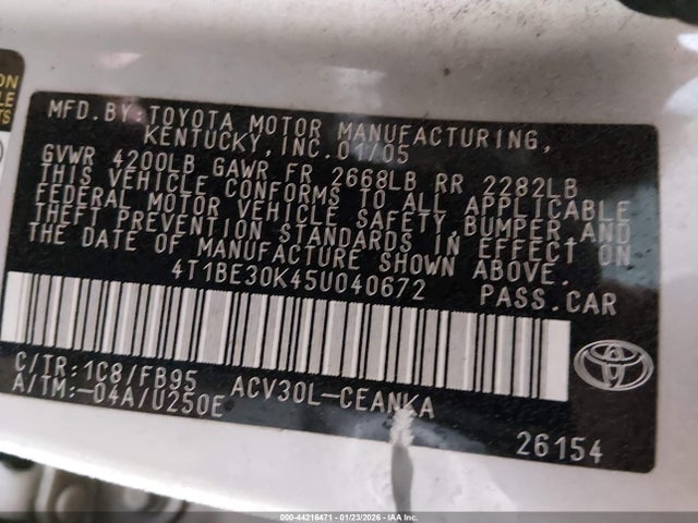 Toyota Camry Le