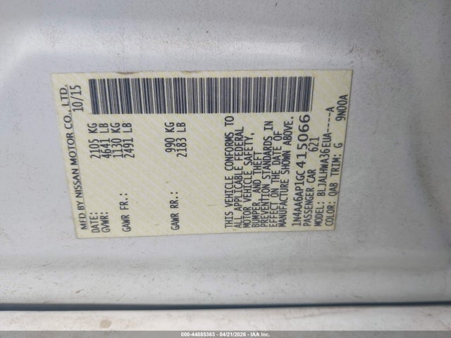 Nissan Maxima 3.5 Platinum