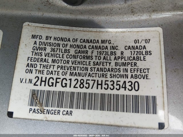 Honda Civic Ex