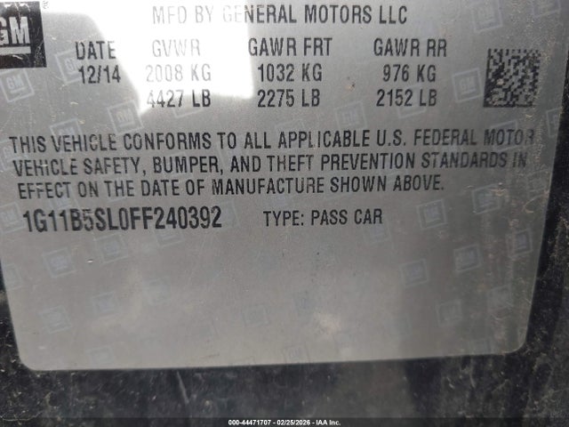 Chevrolet Malibu Ls