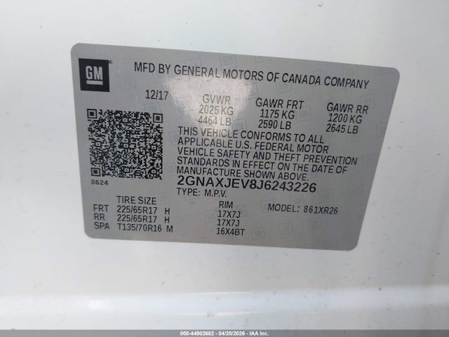 Chevrolet Equinox Lt