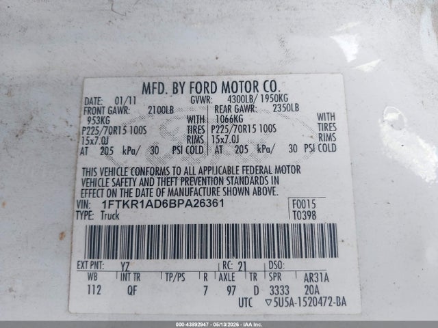 Ford Ranger Xl