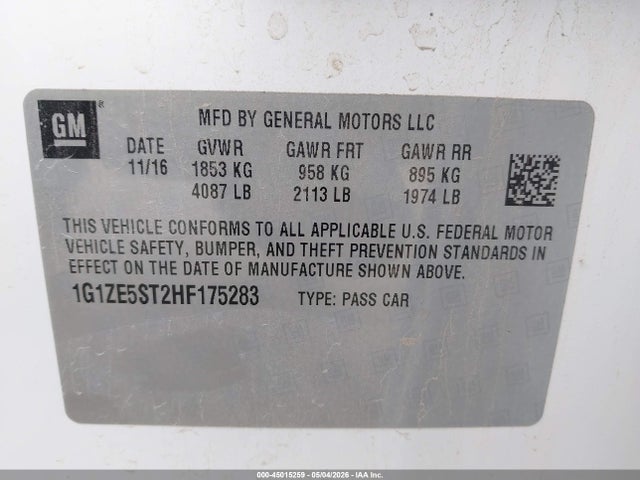 Chevrolet Malibu 1lt