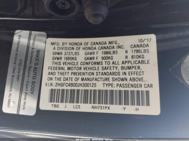 Honda Civic Lx-p