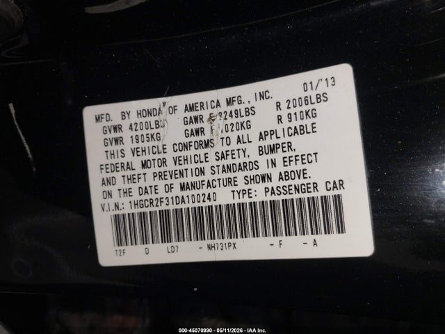 Honda Accord Lx
