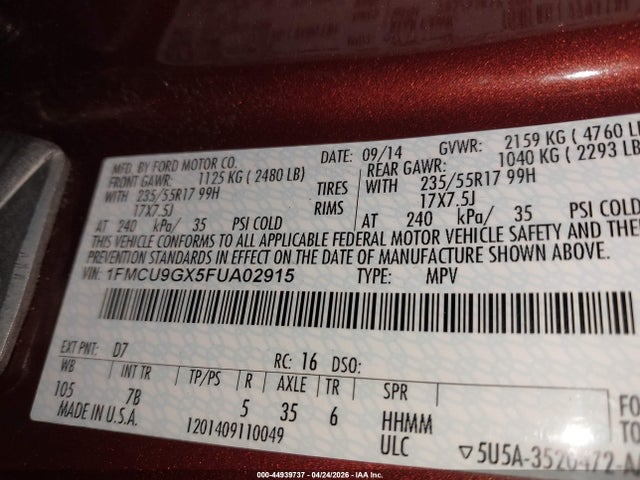 Ford Escape Se