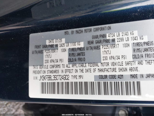 Mazda Cx 2.5 S Select