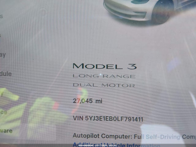 Tesla Model 3 Long Range Dual Motor All-wheel Drive