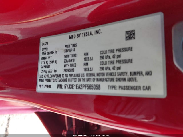 Tesla Model 3 Rear-wheel Drive