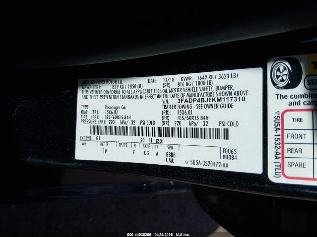 Ford Fiesta Se