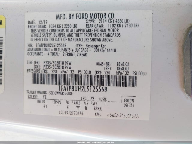 Ford Mustang Ecoboost Premium