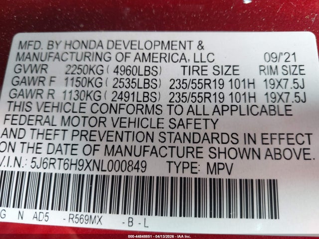 Honda CR-V Hybrid Touring