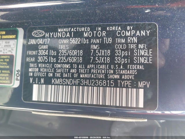 Hyundai SANTA FE Se