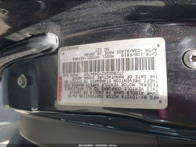 Toyota Camry Le