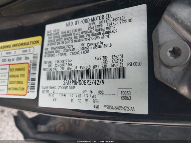 Ford Fusion Se