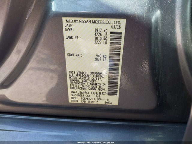 Nissan Altima 2.5 Sr