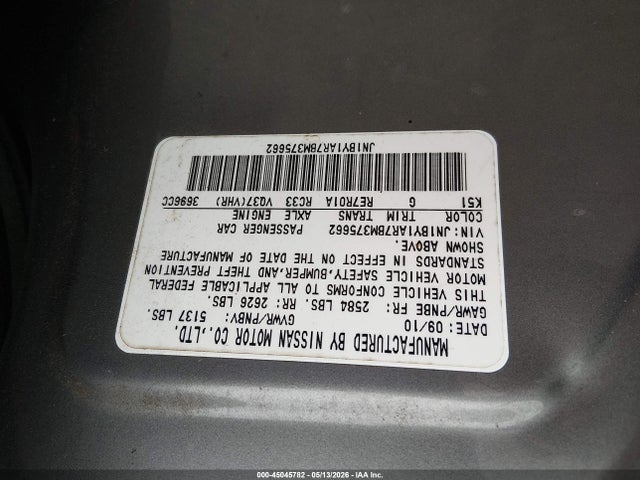 INFINITI M37x