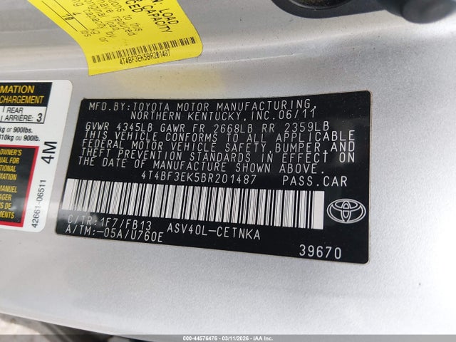 Toyota Camry Le