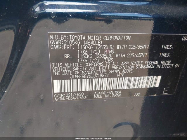 Toyota RAV4 Le