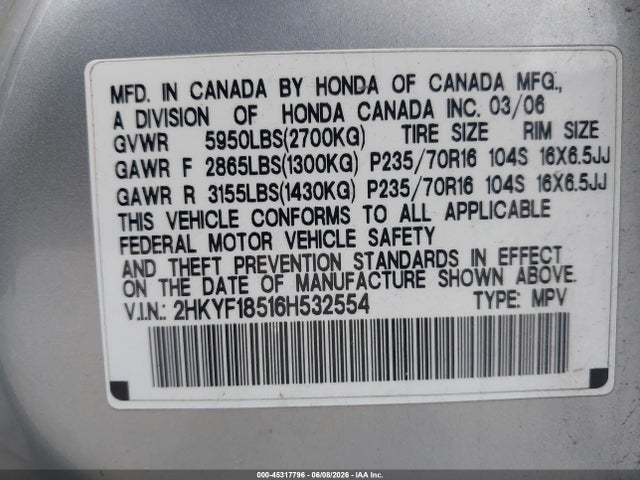 Honda Pilot Ex-l