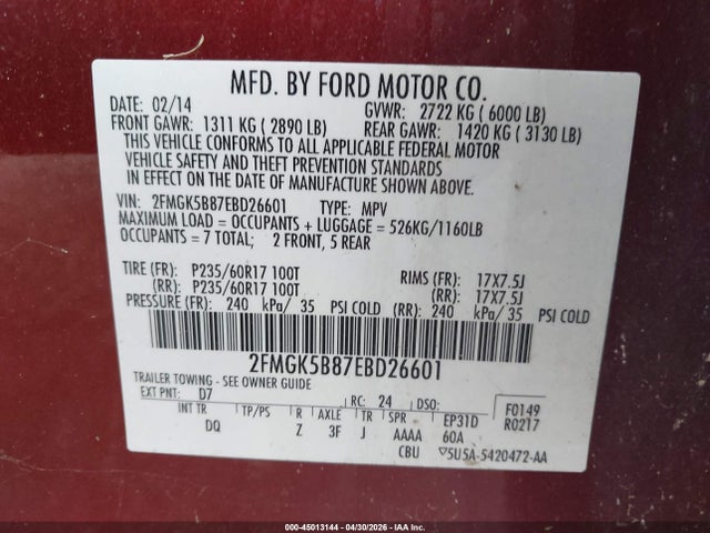 Ford Flex Se
