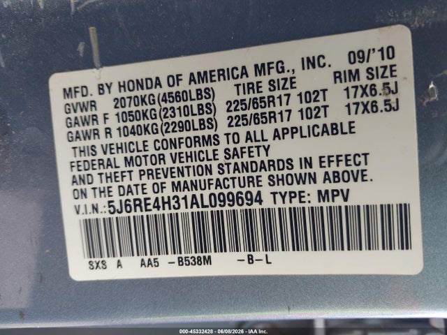Honda CR-V Lx