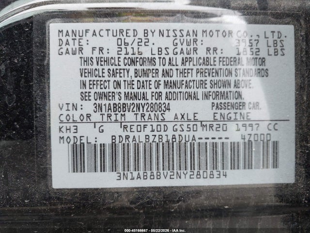 Nissan Sentra S Xtronic Cvt