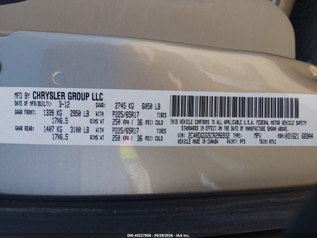 Dodge Grand Caravan Crew