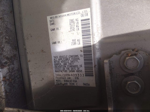 Nissan Altima 2.5 S