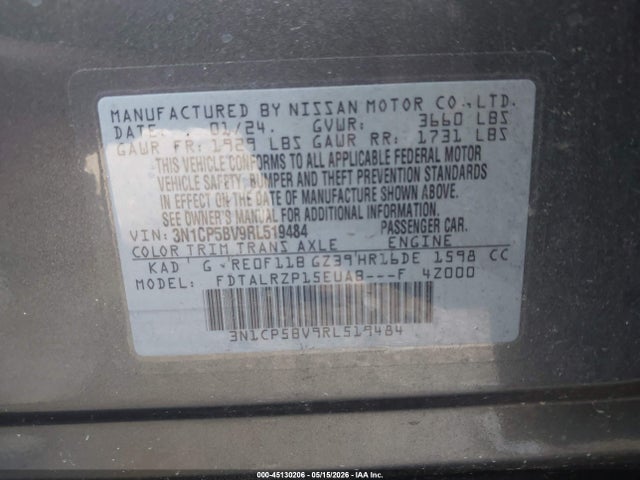 Nissan Kicks S Xtronic Cvt