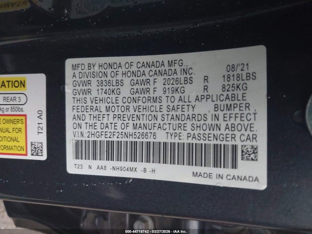 Honda Civic Lx