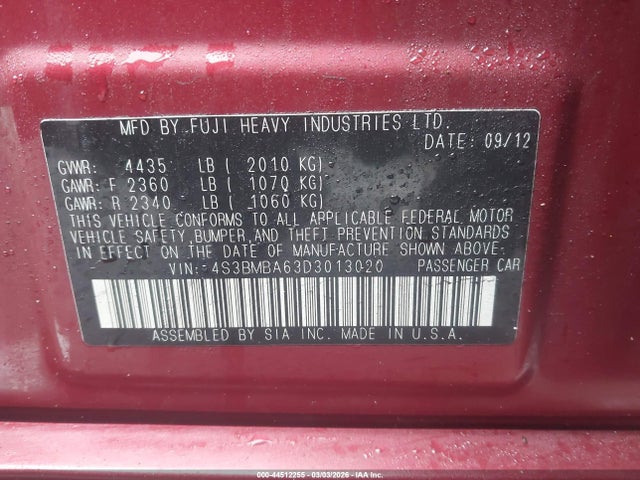 Subaru Legacy 2.5i