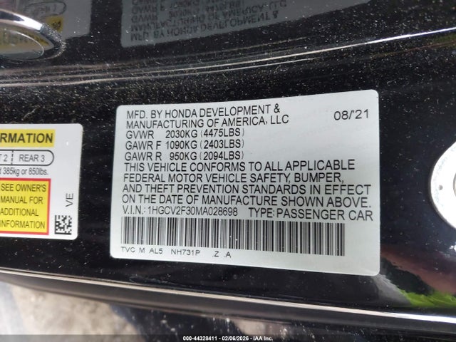 Honda Accord Sport 2.0t