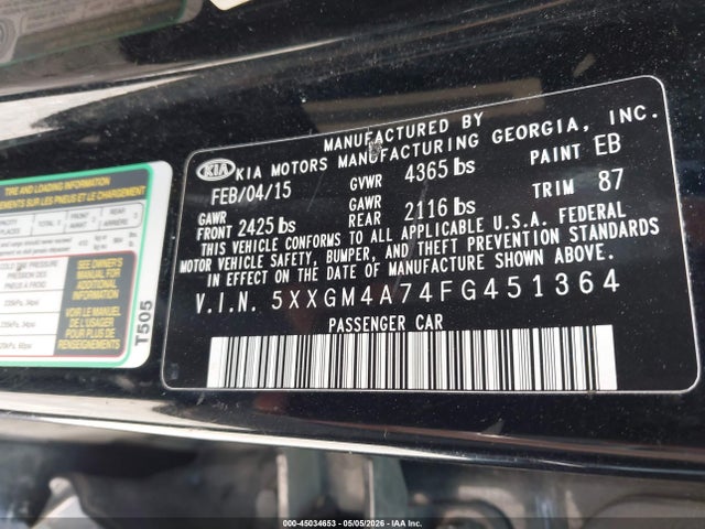 Kia Optima Lx