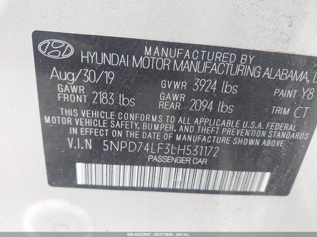Hyundai ELANTRA Se