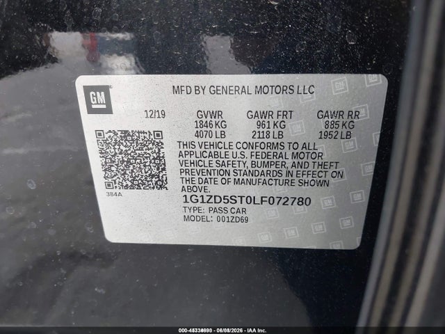 Chevrolet Malibu Fwd Lt