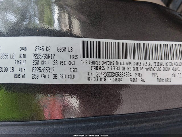 Dodge Grand Caravan Sxt
