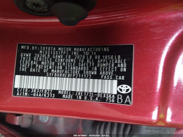 Toyota Corolla S