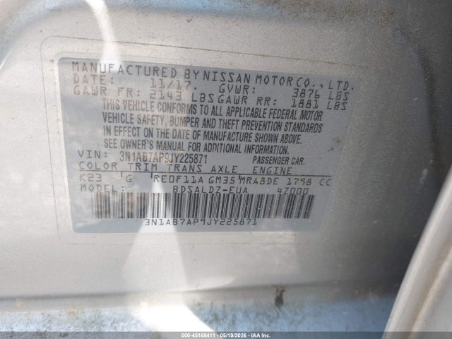 Nissan Sentra Sv