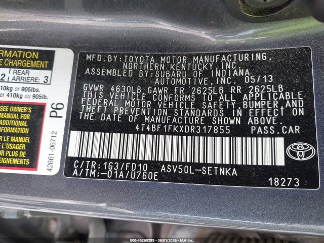 Toyota Camry Le
