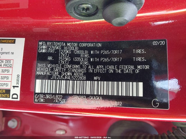 Toyota 4Runner Sr5 Premium