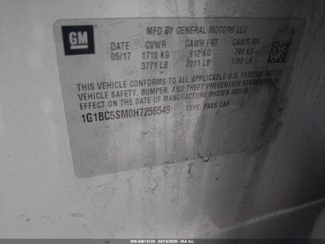 Chevrolet Cruze Ls Auto